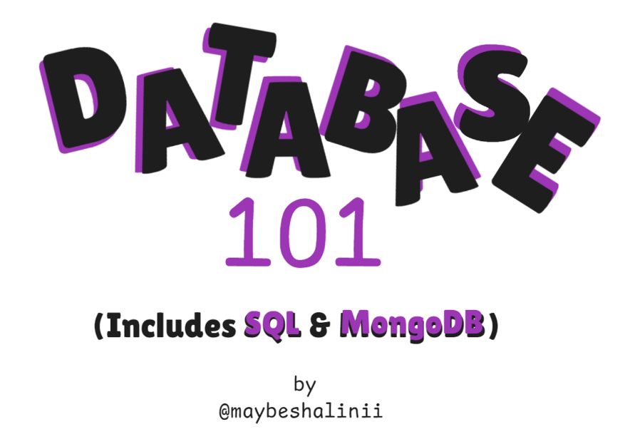 maybeshalinii's tweet photo. Brace yourselves! Coming August 15th: #Database101! We’ll cover SQL and MongoDB in 10-day sprints. I’ve worked hard on this series, can’t wait for you all to check it out.

Turn on your post notifications & Be ready each day at 10 AM for that day’s topics. We’ll be going from basic to advanced. I’ll share the roadmap we’ll be following by this evening. Plus, I have a special surprise for those who stick with the series till the end!

Timeline: 
15th-25th August: SQL
25th- 05th September: MongoDB