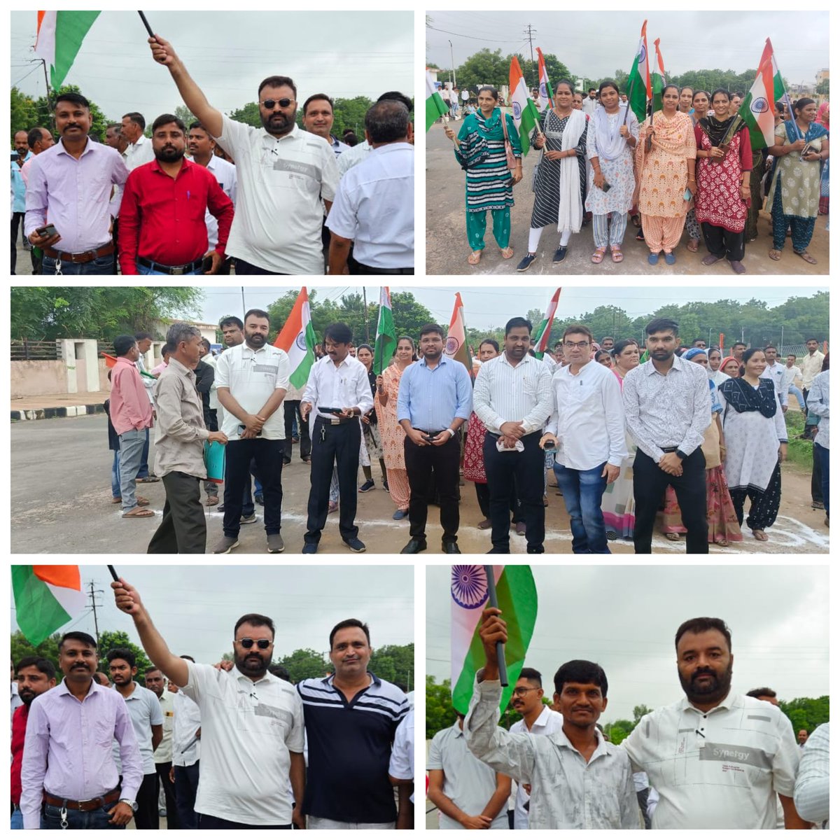 મહીસાગર જિલ્લા વહીવટી તંત્ર દ્વારા આયોજિત તિરંગાયાત્રા માં હાજરી આપી