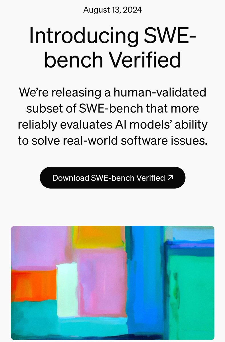 liuxiaodong9630's tweet image. Domain name is for sale
SWEbenchVerified.com

#swe #swebench #domain 
#domainname #DomainForSale