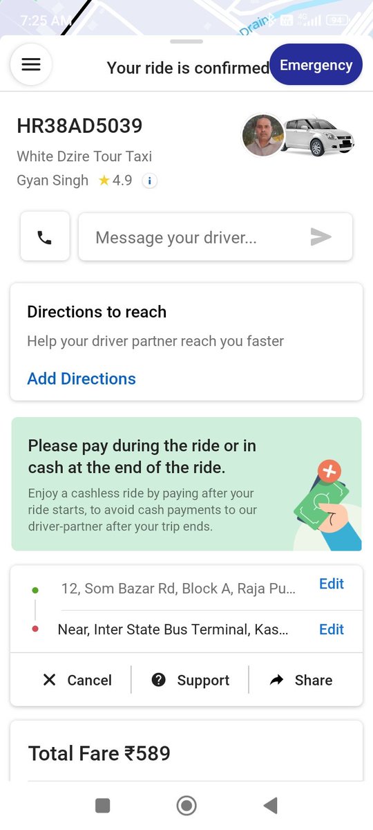 Olacabs ola now a days is doing a fraud. Yesterday I booked a cab for 589 inr. When the ride was completed, driver asked me to pay another 480 rs. Bcoz fare increased unknowingly. When requesting for refund later, ola gives us the option of voucher which has to be used within tat