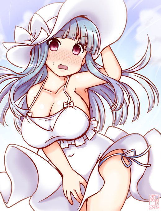 巨乳葵ちゃんサマードレス概念

#琴葉葵
#VOICEROID 