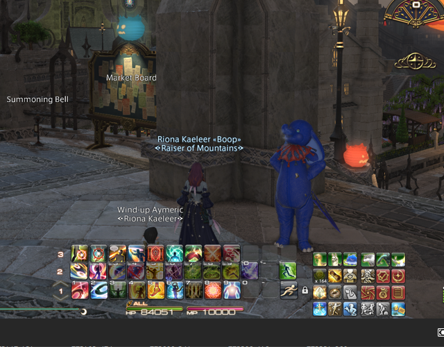 AzureRoseCos's tweet photo. I finally saw him and got a screenshot. It's actually the second time I saw him but  I didn't realize he'd walk right out of gpose the first time. 
I keep seeing him when I'm leaving the Empyreum apartment in my ward. https://t.co/USZLLpC8IP