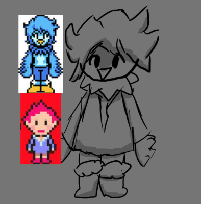 Jetappple24's tweet photo. martlet + kumatora design for that #mother3 x #UndertaleYellow vision https://t.co/JfykyVZhBe