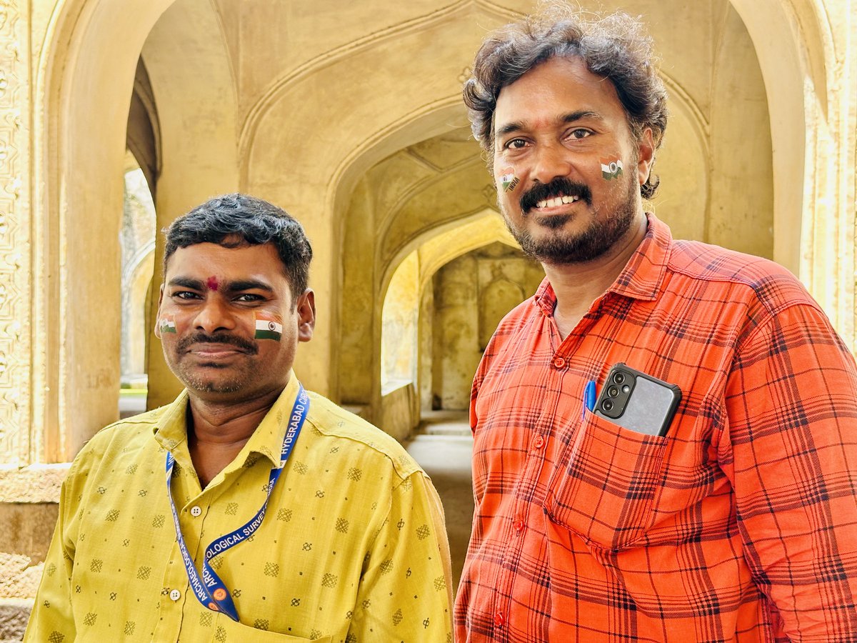asi_hyderabad's tweet photo. #HarGharTiranga campaign at Golconda Fort by the Staff
@MinOfCultureGoI @ASIGoI https://t.co/TJZA3dZZhX