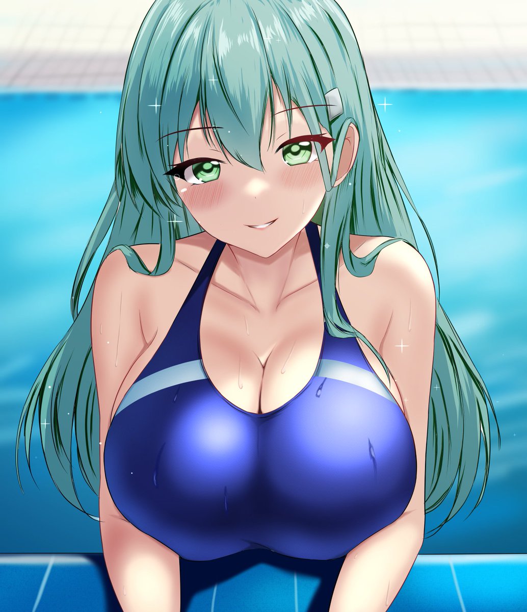 イントレピッド(艦隊これくしょん) 「#水泳の日 」|MONTE@大湊のイラスト