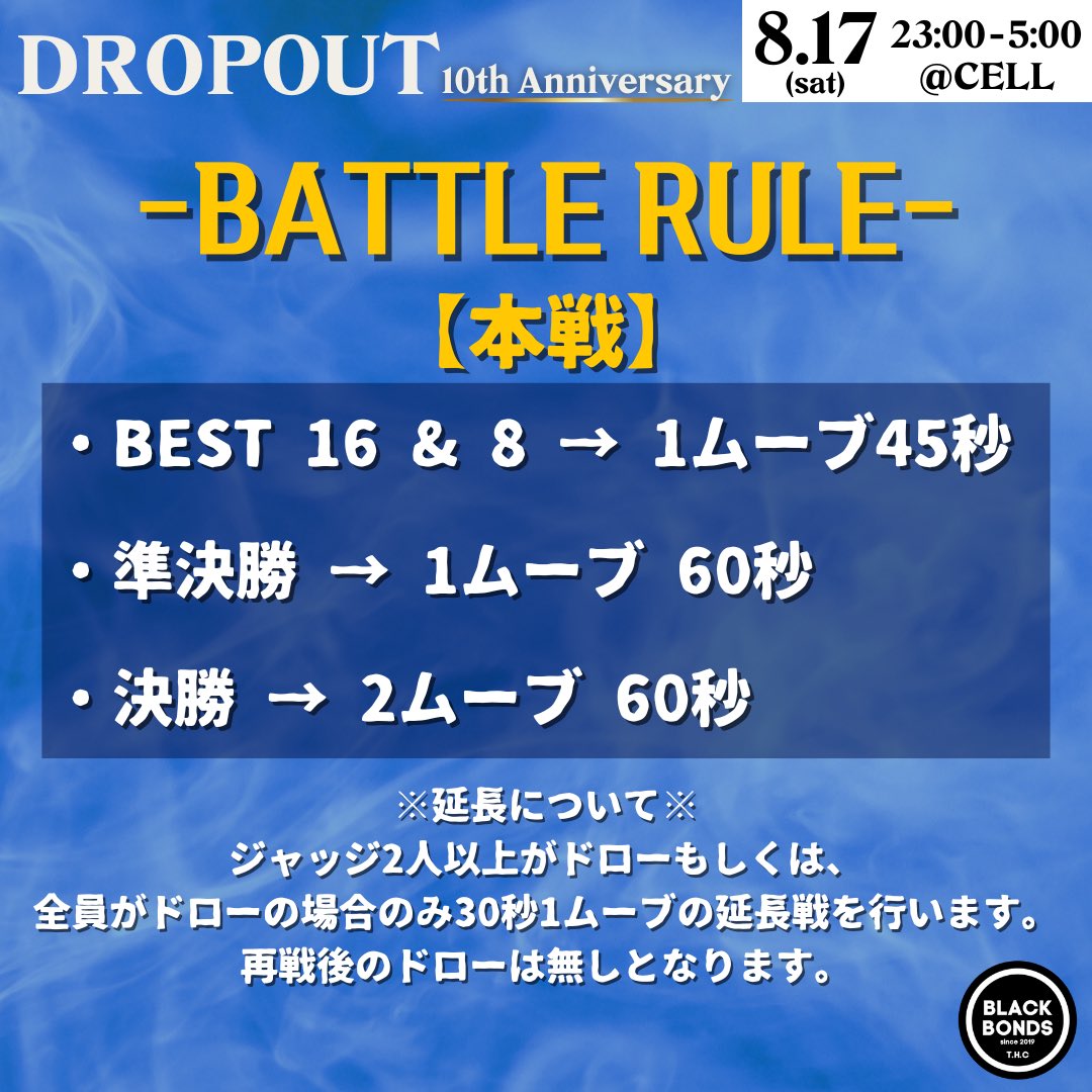 dropout1on1's tweet photo. BATTLEエントリーが少ないため、
当日予選かなり通過しやすくなっております🙇🏾
16時からスタートです
間に合う方はぜひご参加お願い致します

https://t.co/bOOiCn65SO
BATTLE ENTRY↑ https://t.co/5flAhBThQA