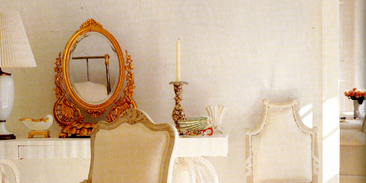 This Albert Hadley–Designed Beach #house Is Peak ’90s Luxury: The secret? “A lot of the furniture here is fake,” confesses socialite Louise Grunwald. bit.ly/3AnvJ9j