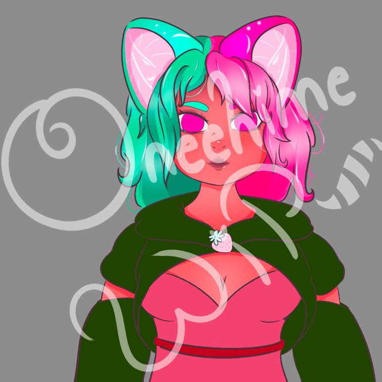 OneehimeBerry's tweet image. IS THIS A LIL SNEAK PEAK OF ME RENDERING PART OF MY REF SHEET?! 

YES YES IT IS~ 

#ENVtuber #Vtubersheet
