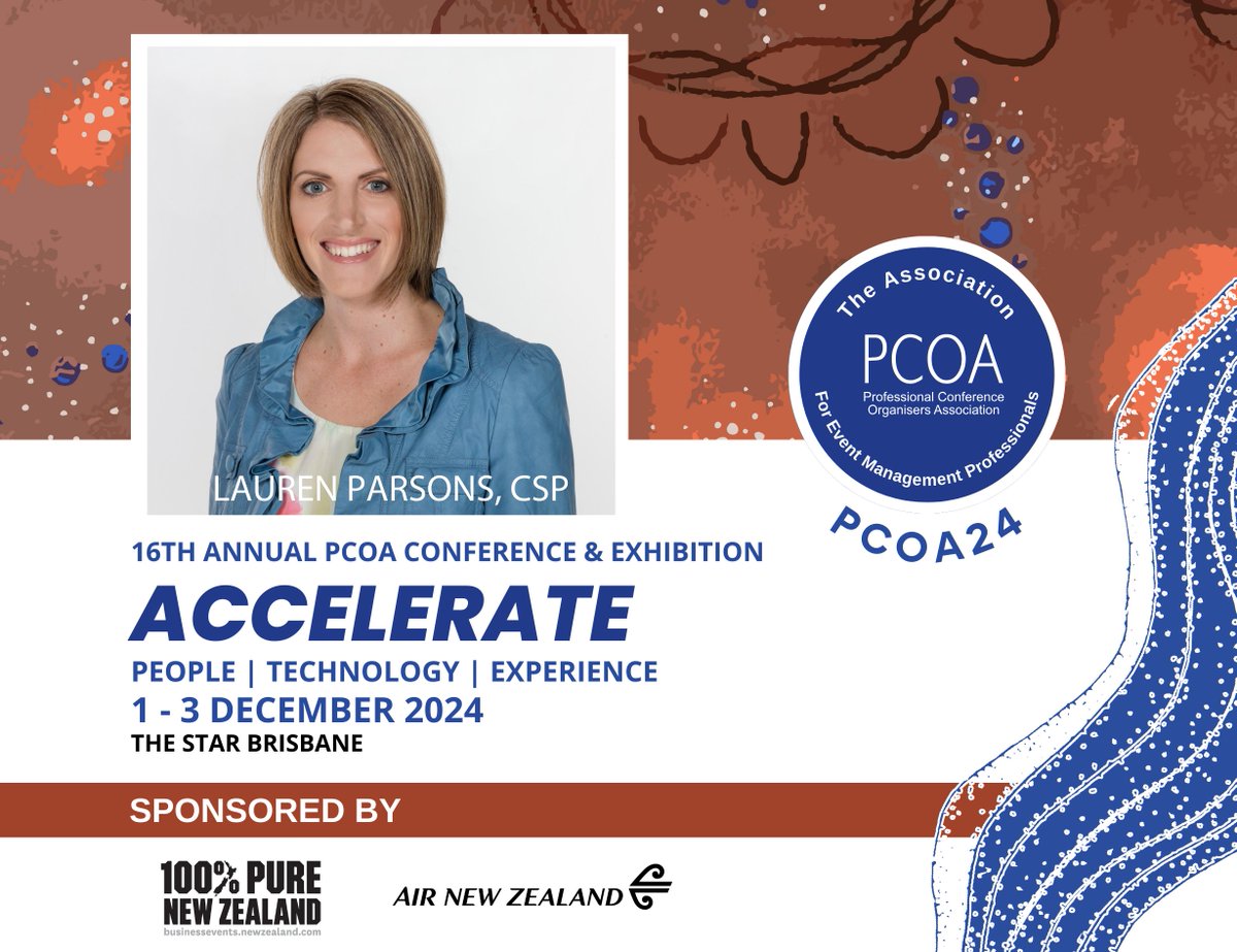 pcoasn's tweet photo. Exciting news from the PCOA! We're delighted to welcome Lauren Parsons, CSP, as a PCOA24 Keynote speaker. 

Don't miss this opportunity—register for PCOA24 today! - https://t.co/bSb1JIkFey

#PCOA24 #eventprofs #businessevents https://t.co/RRuRwfAQTX