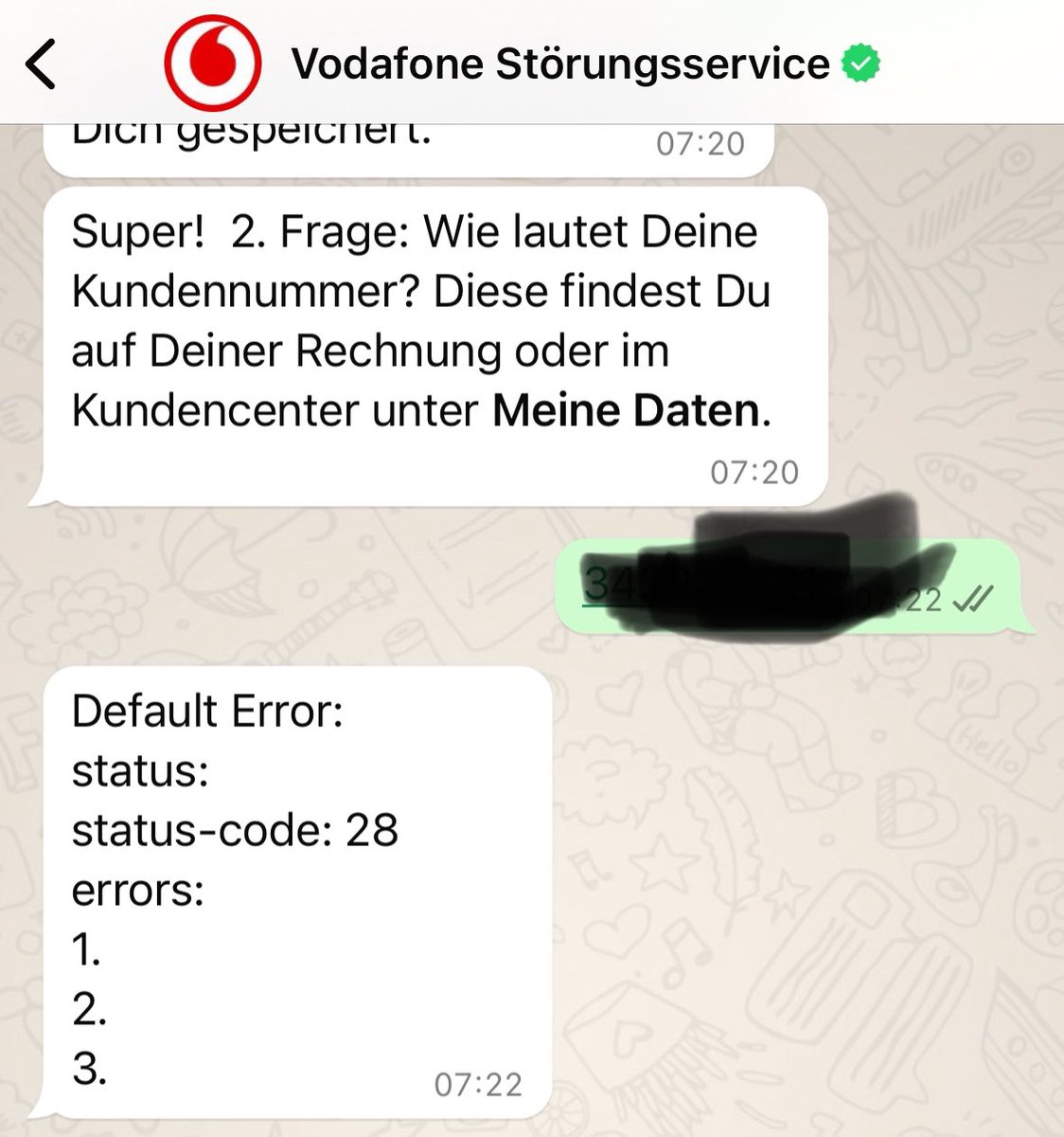 Udo (@udomeyer) on Twitter photo Der Störungsservice von <a href="/vodafone_de/">Vodafone Deutschland</a> hat eine Störung 🤦.
Toller Service!
Ach ja, seit gestern funktionieren Telefon und Internet nicht mehr bei mir.
Wie kann man sich aktiv informieren lassen? Der Störungsservice von <a href="/vodafone_de/">Vodafone Deutschland</a> hat eine Störung 🤦.
Toller Service!
Ach ja, seit gestern funktionieren Telefon und Internet nicht mehr bei mir.
Wie kann man sich aktiv informieren lassen?