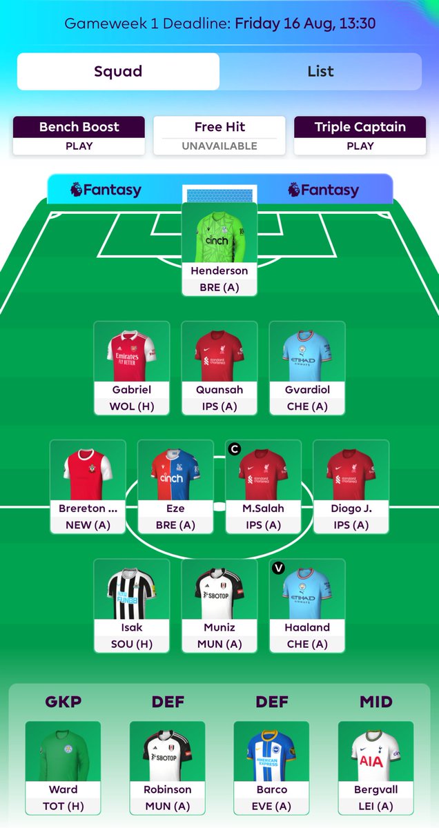 FPLMagik's tweet photo. @FantasyFootyFix 1 x triple up and 3 x double up https://t.co/bcMLY6xpCS