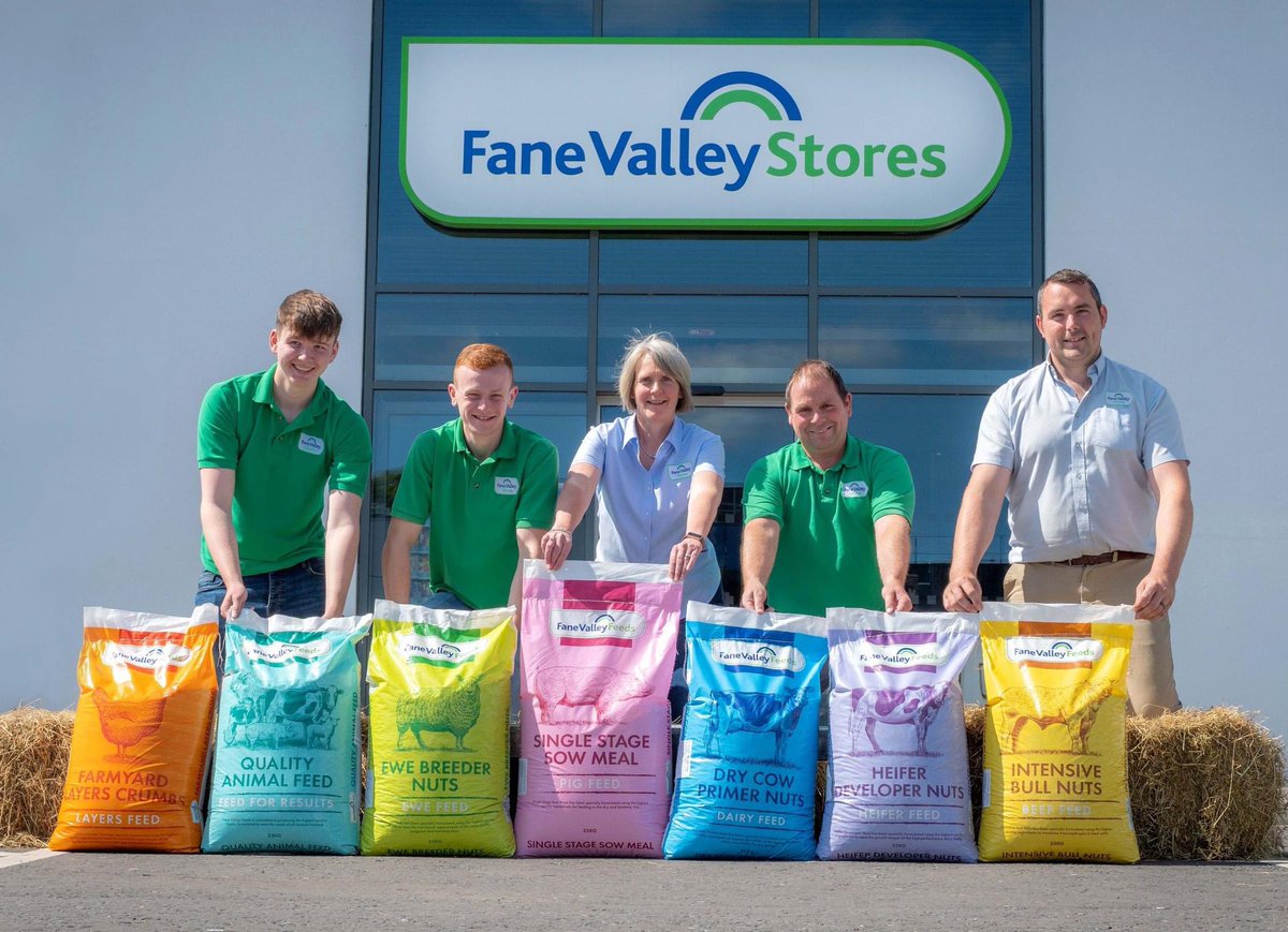 We are excited to stock the complete new Fane Valley Feeds animal feed range across all store locations. Over the last year we have been phasing in the colourful redesigned bags in-store and are delighted with how they look. 🔴🟣🟡🟢🟠🔵🐄🐑🐂🐓
#performanceyoucanrelyon
