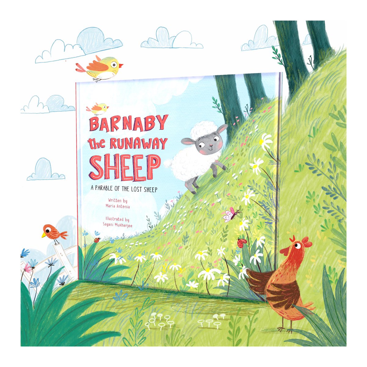 ✨COVER REVEAL✨

I am beyond excited to finally share the cover of my upcoming picture book, “BARNABY THE RUNAWAY SHEEP: A PARABLE OF THE LOST SHEEP”

Author: <a href="/ofmariaantonia1/">Maria Antonia</a> 
Publisher: <a href="/paracletepress/">Paraclete Press</a> 

My Agent: <a href="/Plum_Agency/">The Plum Agency</a>