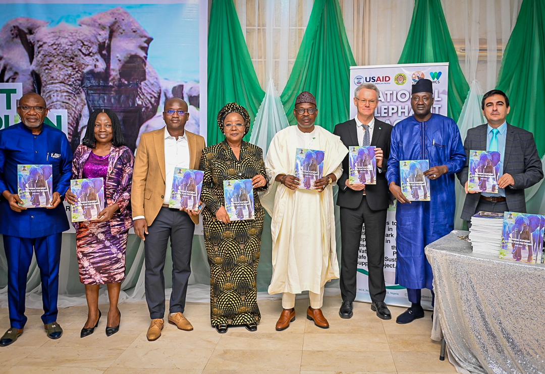 WCS_Nigeria's tweet photo. Nigeria's elephant population is on the brink of extinction, but its not too late to save them. Launch of the National Elephant Action Plan offers hope for their survival https://t.co/ETccb8TgNF