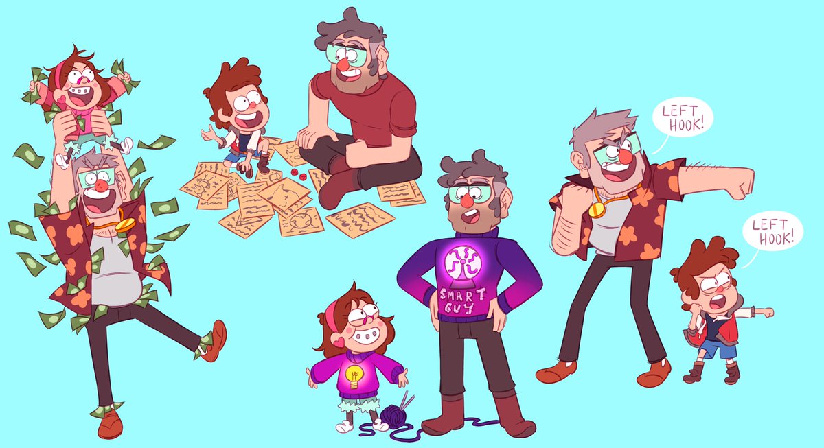 Pines! Pines! Pines!
I just wanted to draw them all bonding 💕✨