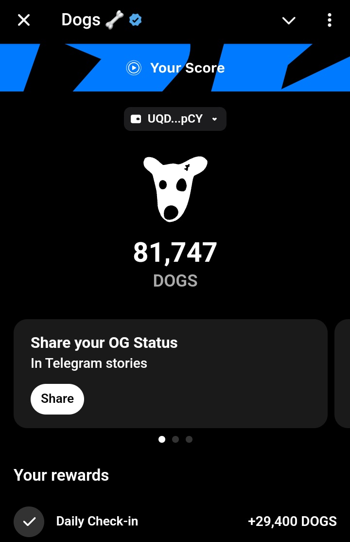 wiseprimeze3c_1's tweet photo. How many $DOGS do you have ??
woof!! to the moon🐶🚀
#crypto #DOGS #TON #NOT #Listining https://t.co/NnqVrxh1mu