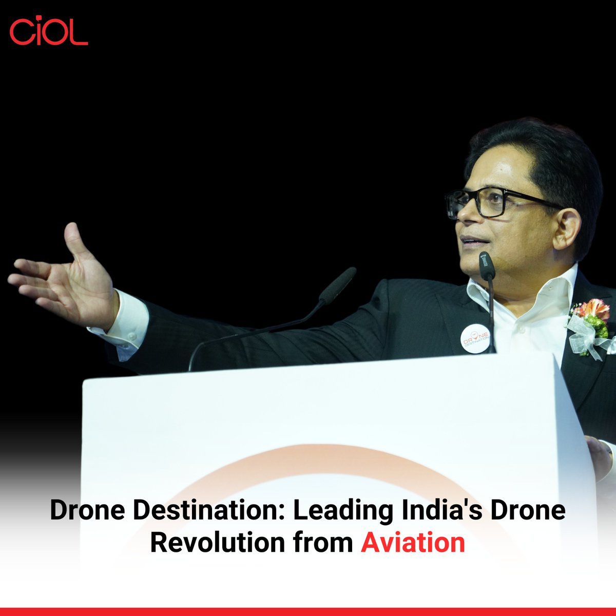 CiOL_News's tweet photo. Leading India's Drone Revolution!
Join us in exploring the journey of Drone Destination, expertly guided by Chairman Alok Sharma, as they ascend to new heights in the drone industry.
Link:
https://t.co/9B8UcQrccA
#DroneRevolution #TechInnovation #AerialTechnology #CIOL https://t.co/MAIb5IrfkN