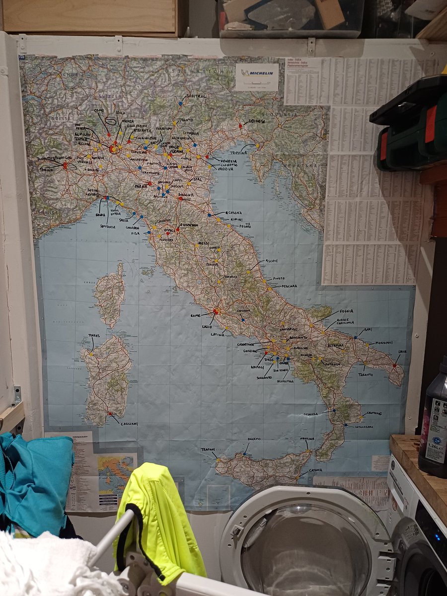 Liberoacademica's tweet photo. Wife: 'Steve, why are you spending so much time hanging out in the utility room??'
Me: 'Um....' ๐๐
#groundhopping #SerieA #Italia
#Italy #Calcio #maps #mapgeeks
๐ฎ๐น๐ฎ๐น๐ฎ๐น๐๐คโค๏ธ https://t.co/cRivJ31abD