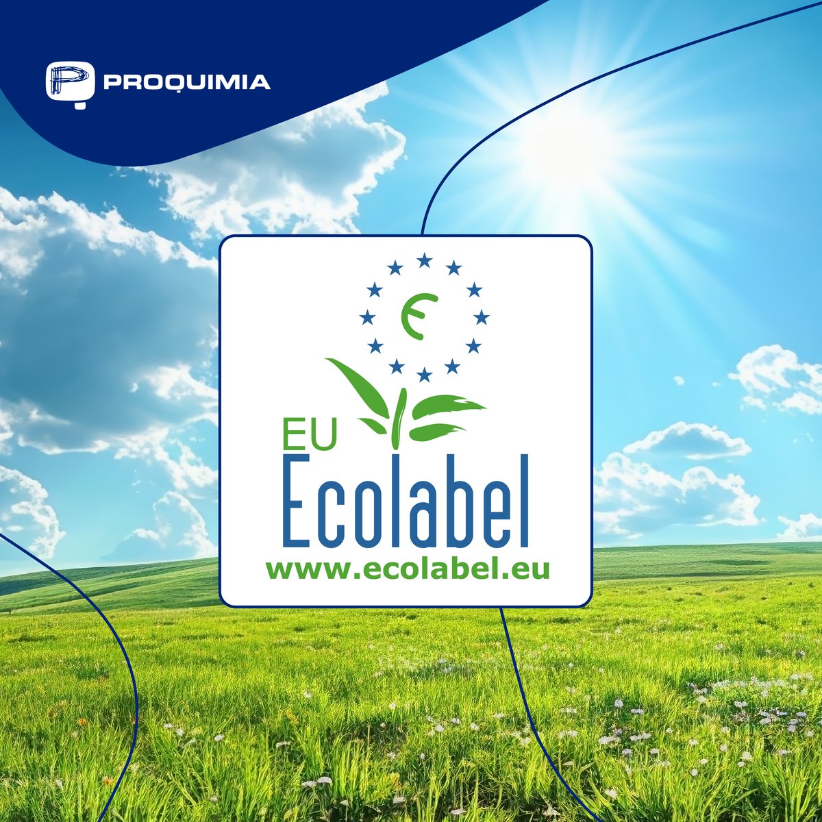 En #PROQUIMIA, la #sostenibilidad medioambiental es uno de los pilares y una parte esencial de nuestra propuesta de valor
Proquimia cuenta con una gama completa de productos certificados con la etiqueta #ecológica Europea Ecolabel. #MedioAmbiente 

👉 proquimia.com/ecolabel-la-et… 👈
