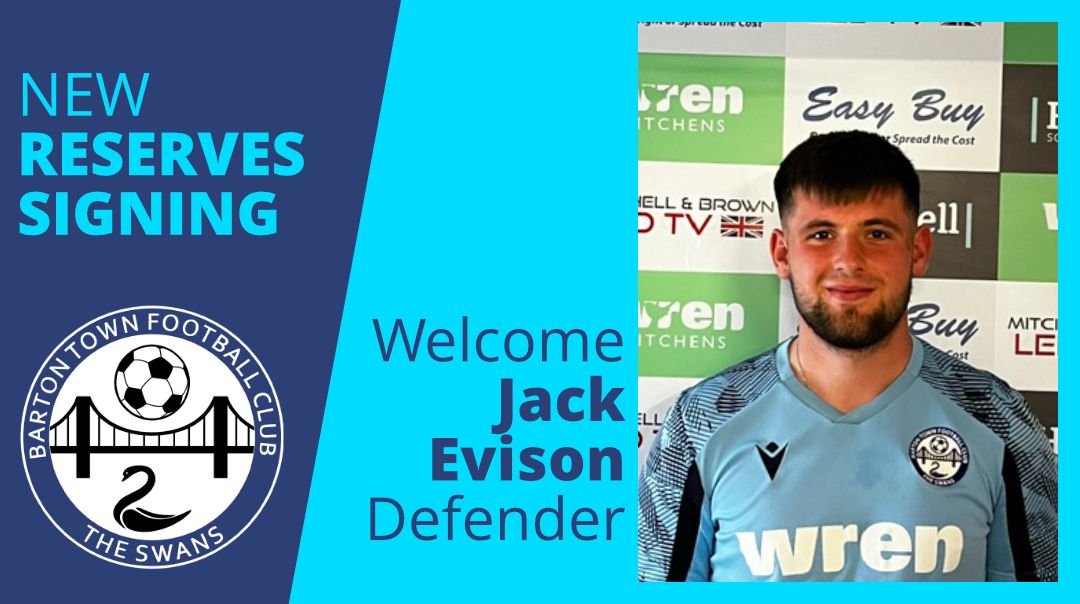 BartonTownFC's tweet photo. STOP PRESS!
Barton Town annouces new signing  - Jack Evison - to the Reserves squad.
Sorry for previous error, Jack! https://t.co/g5TVcS9BvG