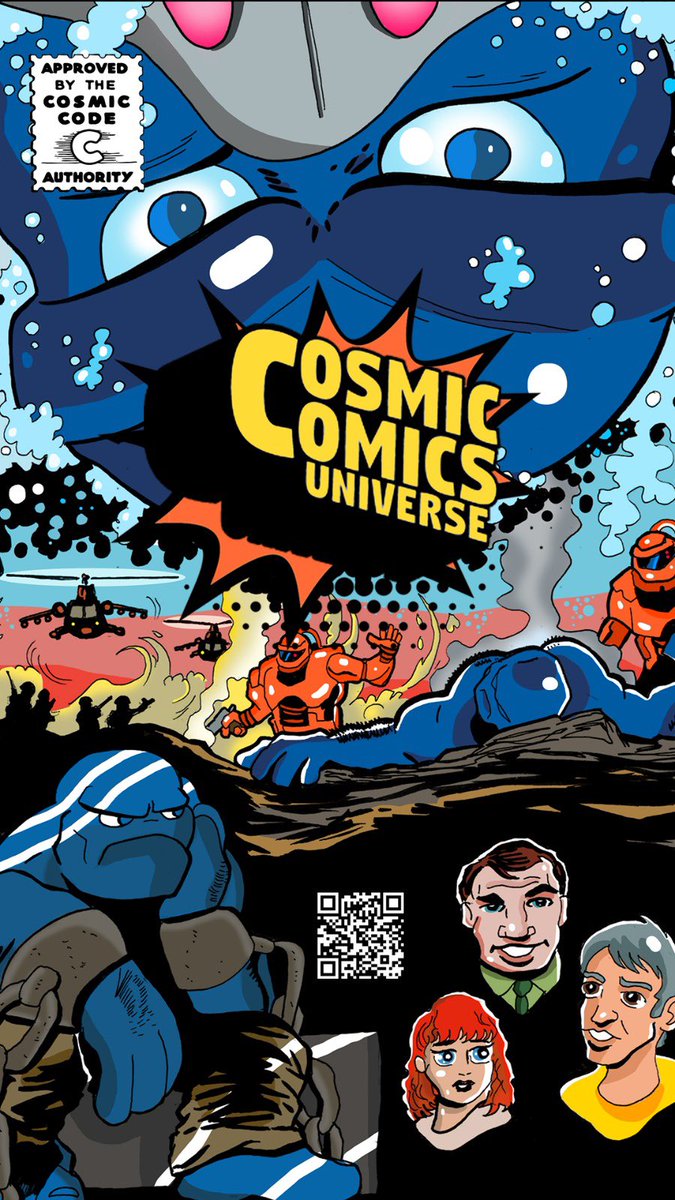CosmicComicsUni's tweet photo. @Tonpa2 💥 Get ready for another comic coming soon!

💥 Check out our titles both available in print or digital download! 

https://t.co/SSm4lxpexn https://t.co/G2DY0fDhGQ