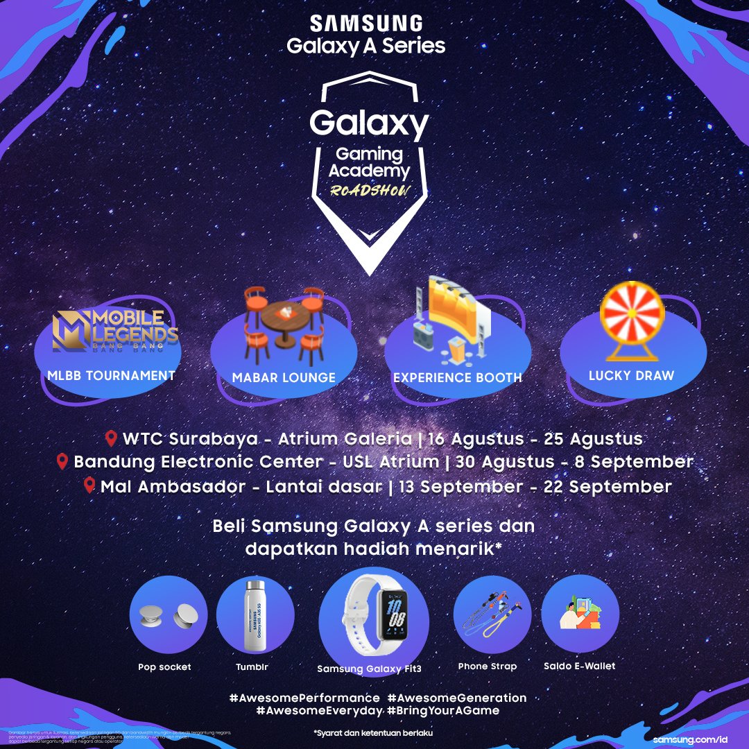 ming_promotion's tweet image. Ajak teman-temanmu, tunjukkan kemampuan terbaikmu, dan jadilah bagian dari #AwesomeGeneration!

#AwesomePerformance #AwesomeEveryday #BringYourAGame

*Jangan sampai ketinggalan! Yuk, merapat dan jadi yang paling epic!* 💪✨