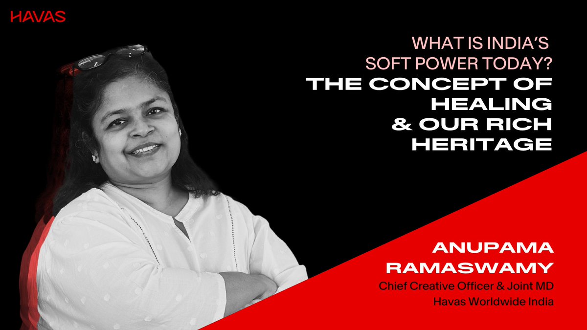 Havas Creative India (@havascreativein) on Twitter photo "India's rich heritage can be its soft power," believes <a href="/anupama113/">anupamaramaswamy</a>, sharing her take on brand India's pull in this dynamic, post-truth world.
Read her full POV on <a href="/afaqs/">afaqs!</a>!
🔗 afaqs.com/news/advertisi…
<a href="/Havas/">Havas</a> <a href="/havascreative/">Havas Creative Network</a>
<a href="/ubloquel/">Kundan Joshee</a> <a href="/john_thangaraj/">John Thangaraj</a>
#MeaningfulConversations "India's rich heritage can be its soft power," believes <a href="/anupama113/">anupamaramaswamy</a>, sharing her take on brand India's pull in this dynamic, post-truth world.
Read her full POV on <a href="/afaqs/">afaqs!</a>!
🔗 afaqs.com/news/advertisi…
<a href="/Havas/">Havas</a> <a href="/havascreative/">Havas Creative Network</a>
<a href="/ubloquel/">Kundan Joshee</a> <a href="/john_thangaraj/">John Thangaraj</a>
#MeaningfulConversations