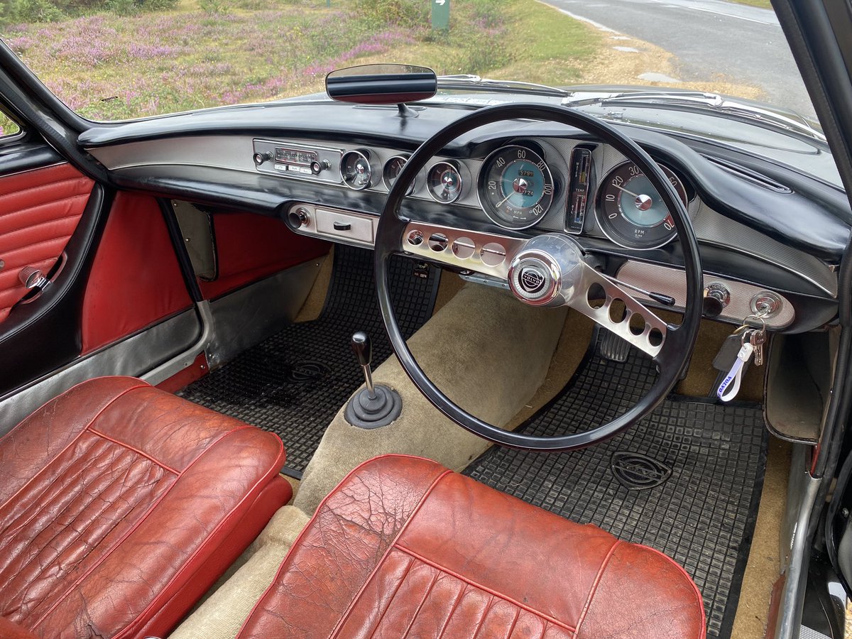 Today I’m driving the second oldest Volvo P1800 in RHD in the world, as built by Jensen @VolvoCarUK #volvop1800