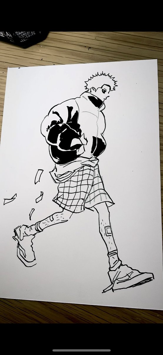 途中 