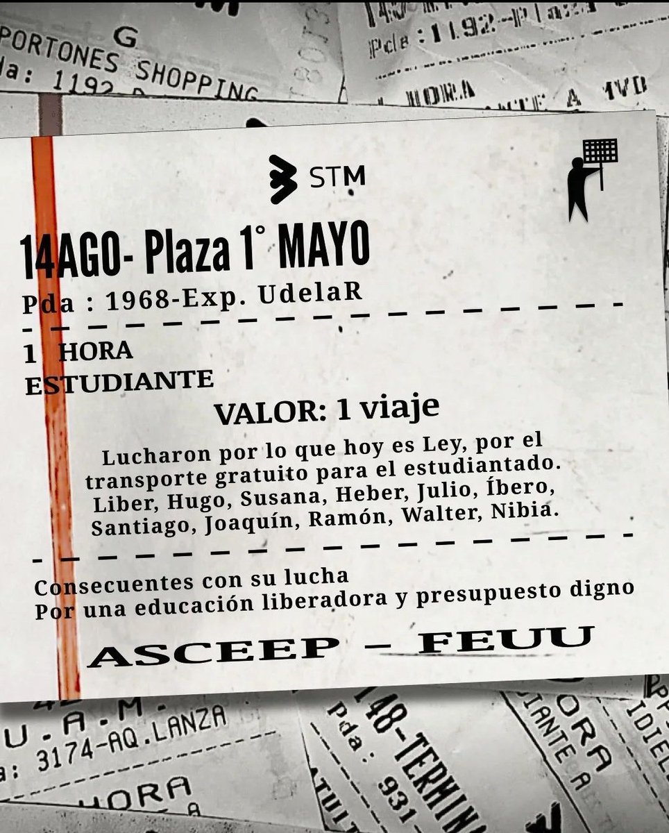 14 de agosto dia de los martires estudiantiles.

Lucharon por lo que hoy es Ley, por el transporte gratuito para el estudiantado.