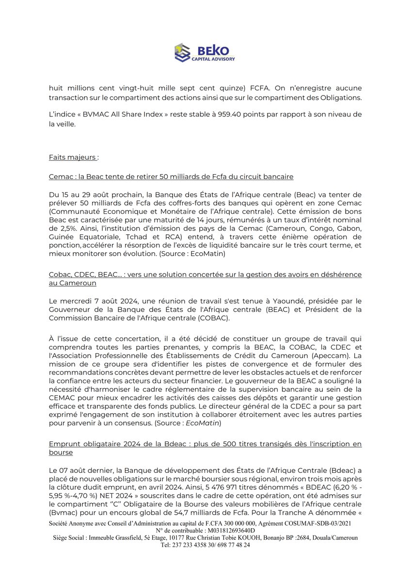 Beko Capital Advisory tweet media