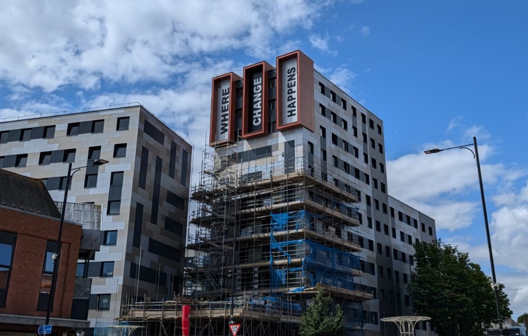 Arcus are pleased to announce we are nearing completion of the large-scale façade remediation project in collaboration with the <a href="/Uni_of_Essex/">University of Essex</a>  and <a href="/unitedlivinggrp/">United Living Group</a>