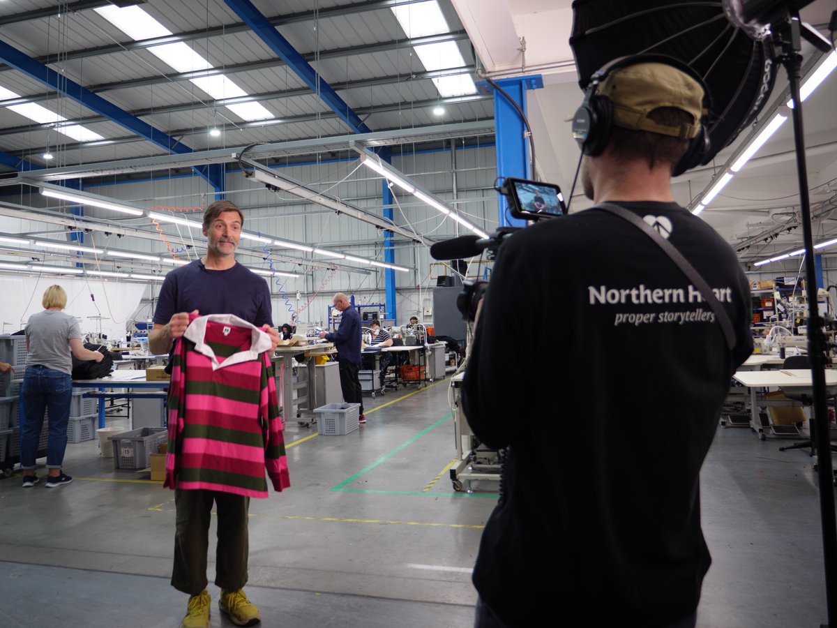 Yesterday we were back in #Blackburn filming with <a href="/paddygrant/">Patrick Grant</a> for <a href="/TRAID/">Traid</a>, London's leading fashion charity for a special campaign taking place throughout September!