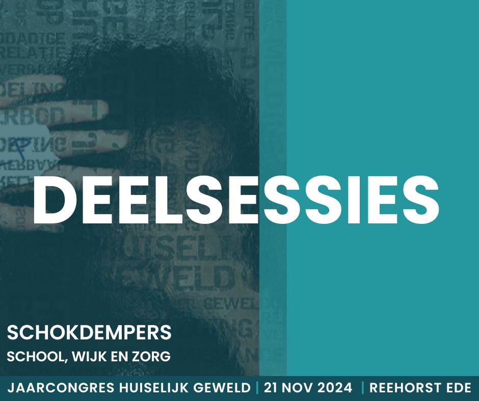 📣 Er staan een aantal deelsessies online van het 11e Jaarcongres Huiselijk Geweld! Tijdens het congres met het thema 𝗦𝗰𝗵𝗼𝗸𝗱𝗲𝗺𝗽𝗲𝗿𝘀, staan de school, wijk en zorg centraal! Meer weten? Klik hier: huiselijkgeweldcongres.nl/deelsessies