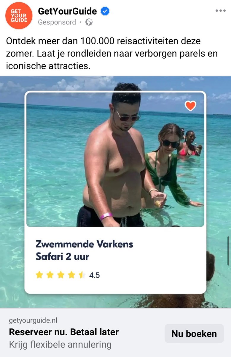 Het duurde even voor ik door had dat er een varken achter de witte tekst verstopt zat… ik weet niet wie dit goed gekeurd heeft maar dit is savage 🤣😭