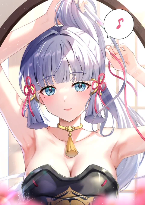 pixivision様の特集にて、こちらの綾華ちゃんのイラストを掲載いただきました! 