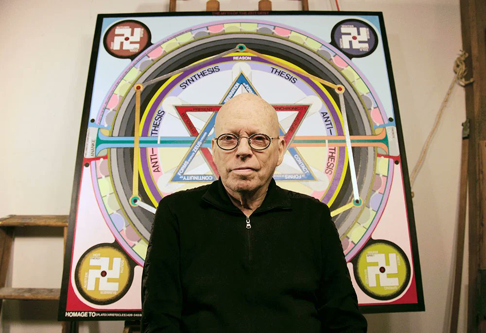 Twenty years ago today I met artist Paul Laffoley, on the occasion of his 69th birthday. To mark the anniversary, I am sharing a short essay I wrote for the first issue of Under/current: Enter the Bauhauroque 

infinitethought.substack.com/p/enter-the-ba…