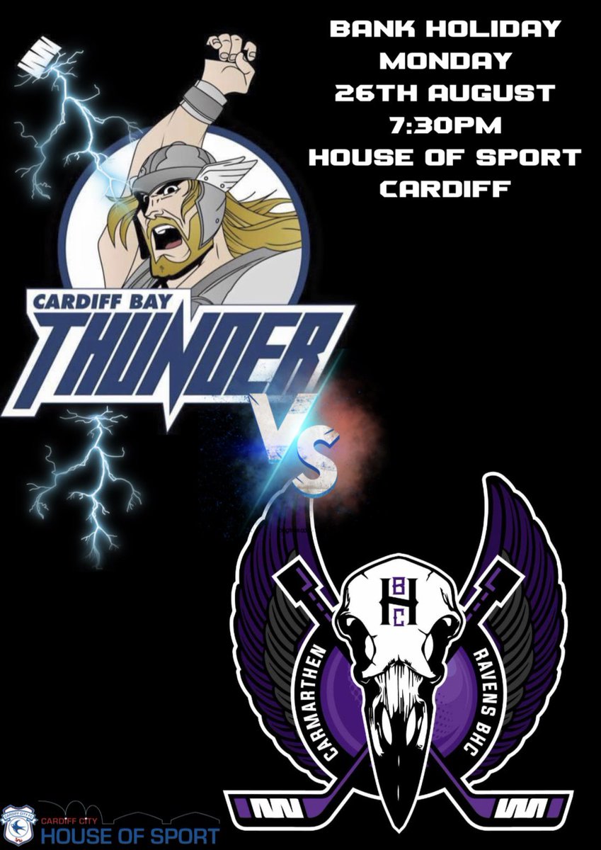 A storm is coming!!! 

We take on <a href="/CRBHCSW/">Carmarthen Ravens Ball Hockey Club</a>  Carmarthen Ravens BHC at the end of the month at <a href="/HouseofSportCDF/">Cardiff City House of Sport</a>  in Leckwith. Join us as the two teams meet for the first time… 

Game on!