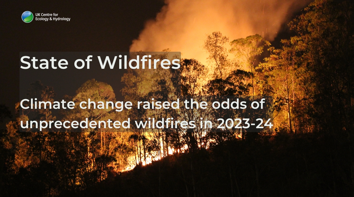 🔥🌎Unprecedented wildfires in Canada and parts of Amazonia last year were more likely due to climate change, and contributed to high CO2 emissions from burning globally, according to the first of a new annual State of Wildfires review.

Read more: ceh.ac.uk/news-and-media… 🧵1/