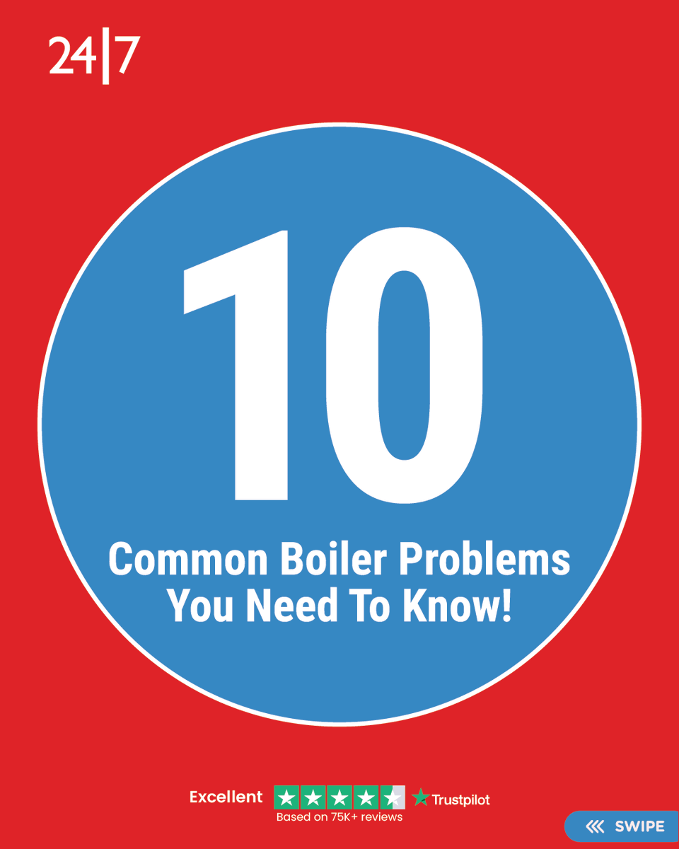 247homerescue's tweet image. Understanding common boiler issues can save you from unexpected breakdowns. Swipe through to learn about the top 10 problems and how to address them.

#BoilerProblems #HomeCare #BoilerMaintenance #247HomeRescue #HeatingIssues #HomeRepair #Plumbing #UKHomes #EmergencyCover