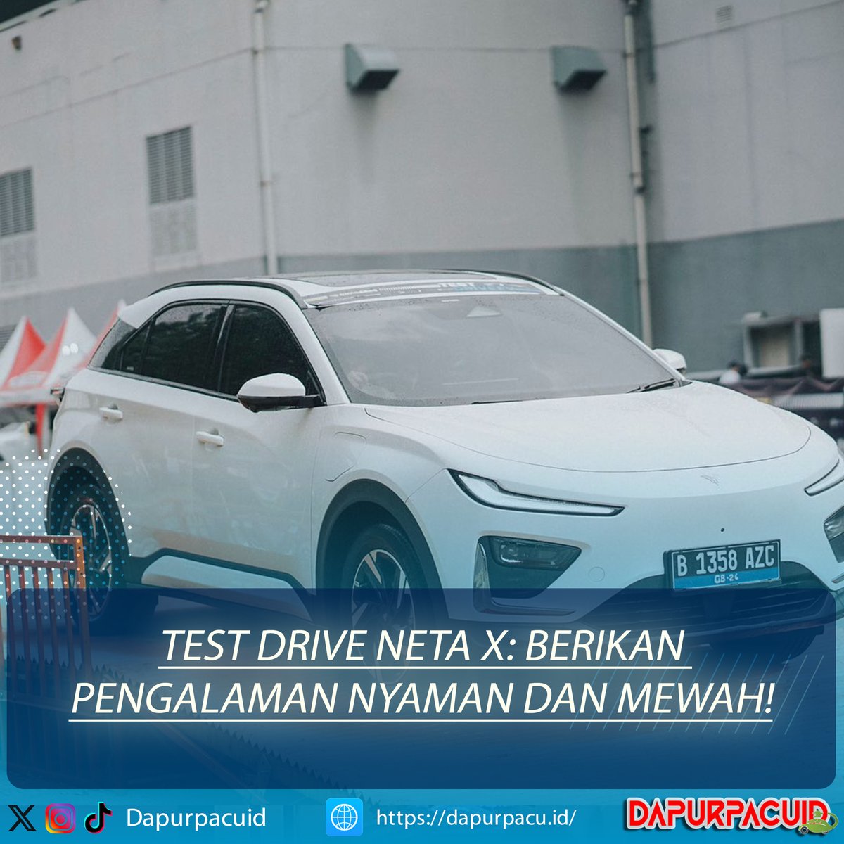 Dapurpacu_id's tweet image. PT NETA Auto Indonesia akan segera meluncurkan lineup terbarunya yaitu NETA X, sebuah Medium SUV yang mengedepankan konsep “High Technology Vibes” dengan menggabungkan teknologi terkini dan kenyamanan kelas premium untuk para keluarga muda.

#neta #netaindonesia #netax #mobil