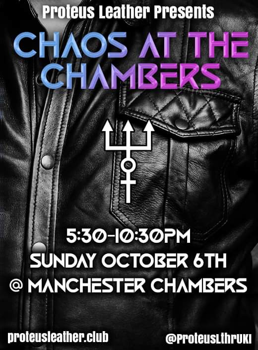 Tickets are now available for Proteus's first event in the North! Running during Manchester Leather Weekend, we'll have a fully kitted out dungeon for all kinds of fun for our trans and leather siblings!

outsavvy.com/event/21700/ch…
