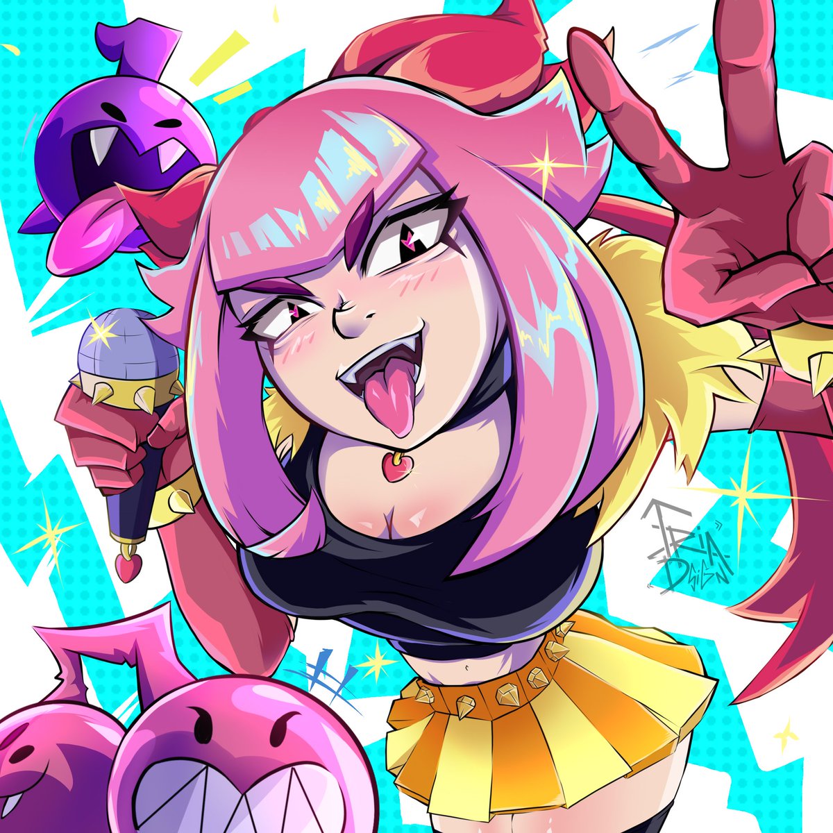 Tria_gallery's tweet photo. [Repost]
Melodie from brawl stars 
#supercell #BrawlStarsArt #BrawlStars #gamefanart #illustration #ClashRoyale #artworks #digitalart https://t.co/QybkO9LItP