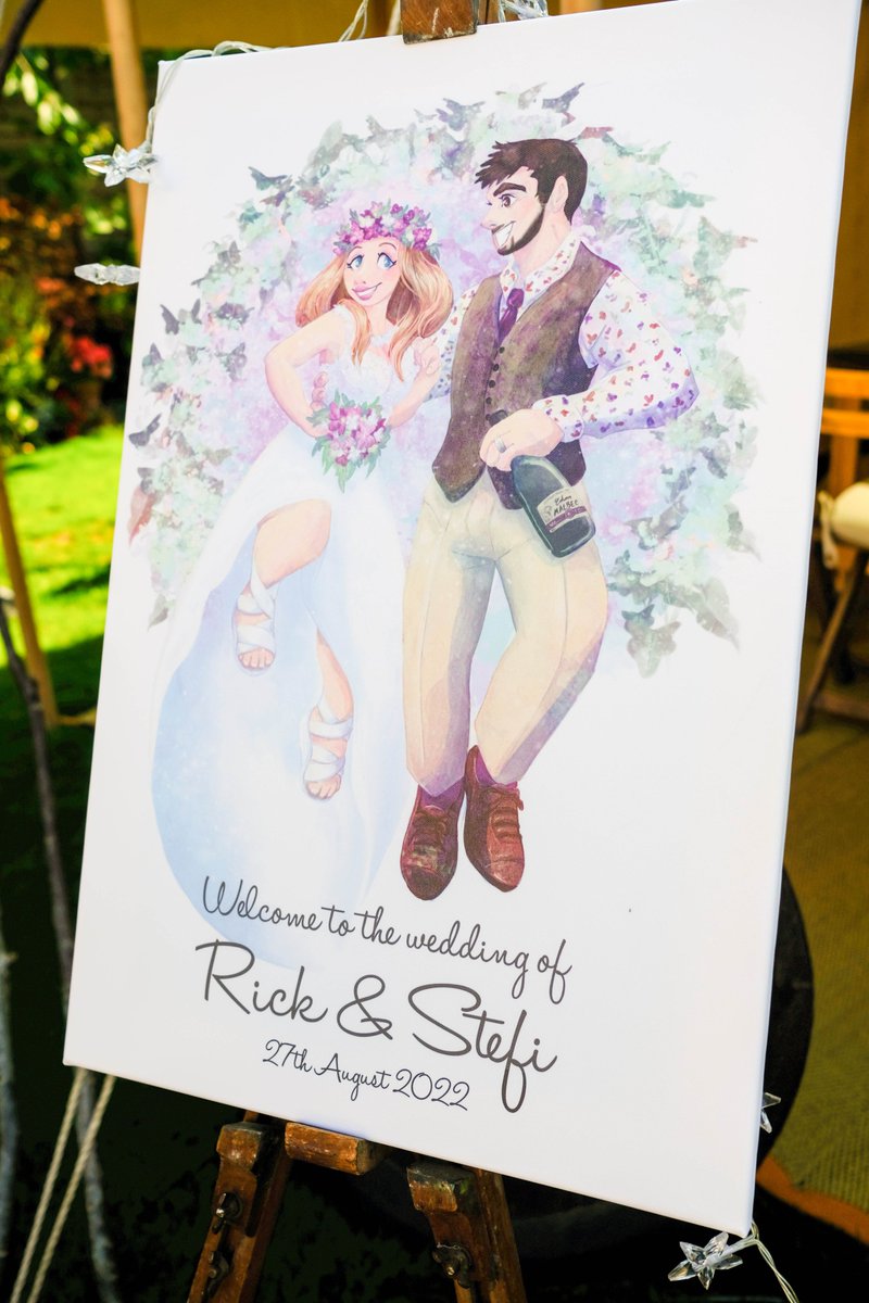 It's wedding season! I am opening up for limited slots 🤍Digitally painted and can be used as a canvas print or cards.

If you'd like one or want to gift one, please fill out the form: forms.gle/sKVhBj4EVZ6ZQW…