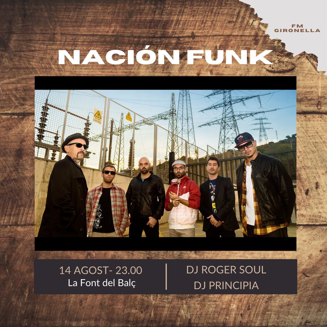Aquesta nit, si el diluvi universal no cau sobre Gironella, estarem fent el q millor sabem fer amb #NFSoulStation: soul funk furiós! A la Font del Balç a les 22:00!!!