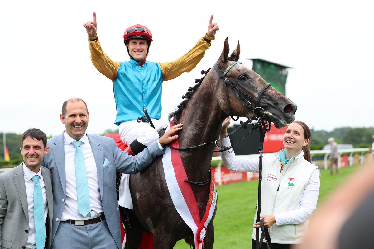 Deutscher Galopp (@deutschergalopp) on Twitter photo 2024 🇩🇪 Jockey's Championship - Current leaders
🥇<a href="/ThoreHammer/">Thore Hammer Hansen</a> - 43 wins - 1.064.804€
🥈 <a href="/BauyrzhanBauy1/">Murzabayev Bauyrzhan ムルザバエフ</a> - 32 wins - 460.999€
🥈 Leon Wolff - 31 wins - 391.113€
4️⃣ Martin Seidl - 29 wins - 628.027€
See the full list on Deutscher-Galopp.de 2024 🇩🇪 Jockey's Championship - Current leaders
🥇<a href="/ThoreHammer/">Thore Hammer Hansen</a> - 43 wins - 1.064.804€
🥈 <a href="/BauyrzhanBauy1/">Murzabayev Bauyrzhan ムルザバエフ</a> - 32 wins - 460.999€
🥈 Leon Wolff - 31 wins - 391.113€
4️⃣ Martin Seidl - 29 wins - 628.027€
See the full list on Deutscher-Galopp.de