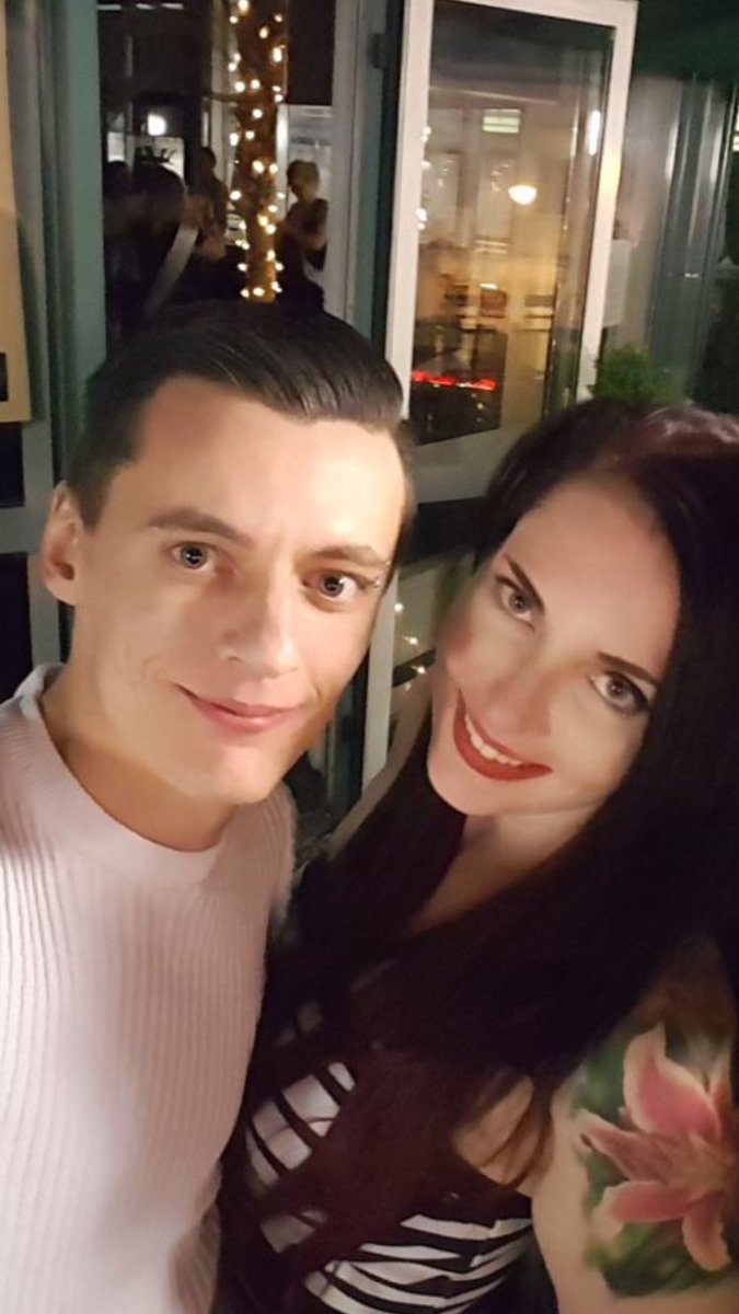 MissGox's tweet photo. Off for my final wedding dress fitting! 26 days to go 😍@CadetGrumpyDuck have a throw back from our first photo together 🤭💖😍 https://t.co/ghLf4V98Ps