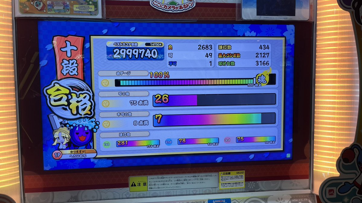 Helotarl613's tweet photo. さすがに太鼓やらなすぎて苦労しました https://t.co/TTdM7qqbjq