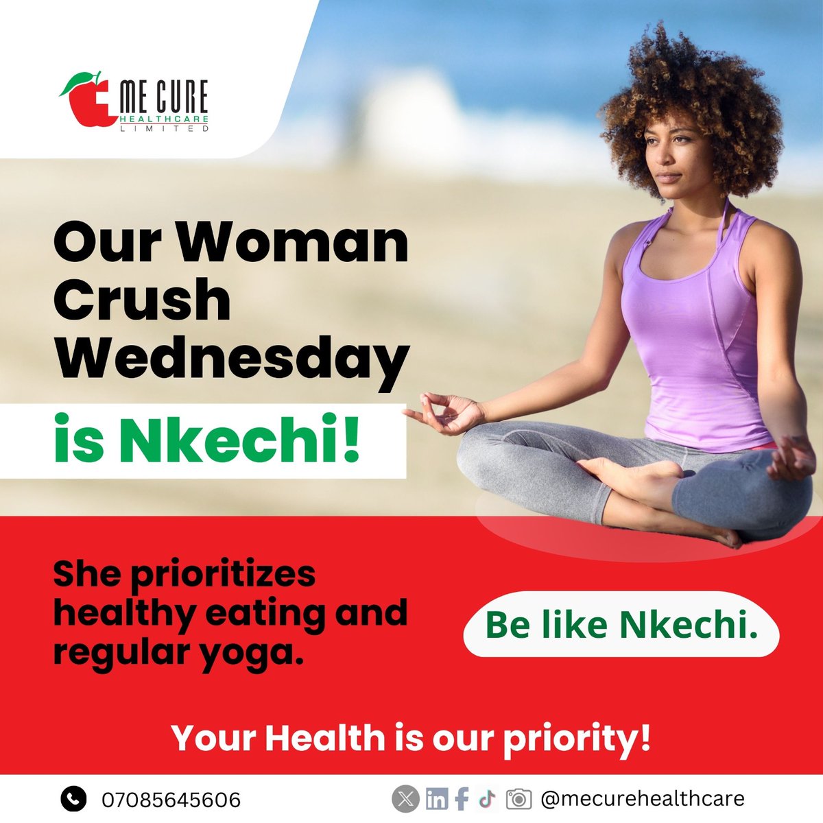 MeCureHealth's tweet photo. Are you like Nkechi? Tell us your name in the comment section. We might just use you as an example
#WomanCrushWednesday #MeCureHealthcare #HealthyLiving #Nigeria #WCW #MeCureDiagnostics #HealthInspiration https://t.co/KH8Xd7qwO3