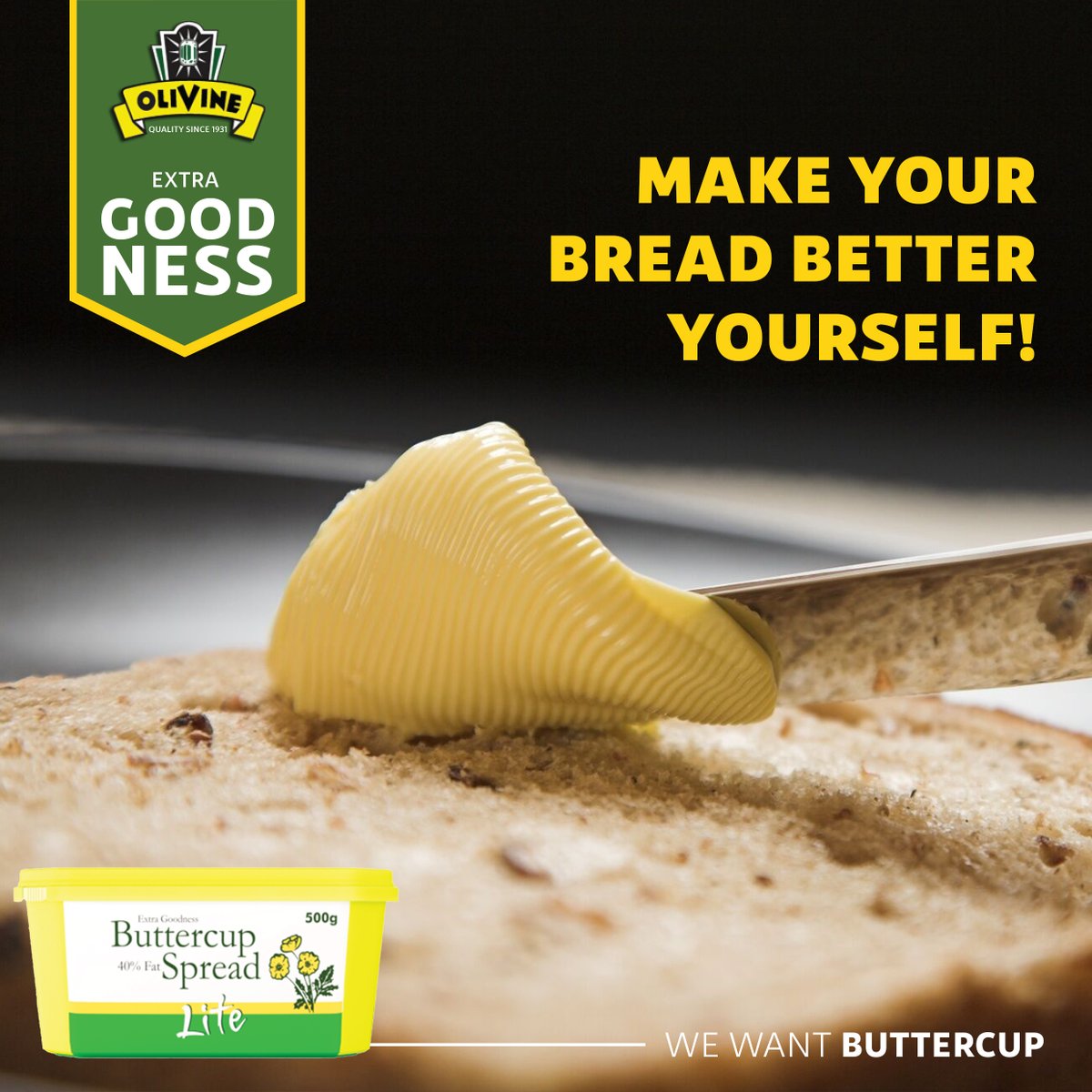 OlivineZW's tweet photo. Make your lunchbox sandwich better with Buttercup Spread!

#Buttercup #WeWantButtercup #OlivineIndustries https://t.co/oreP1gSehA